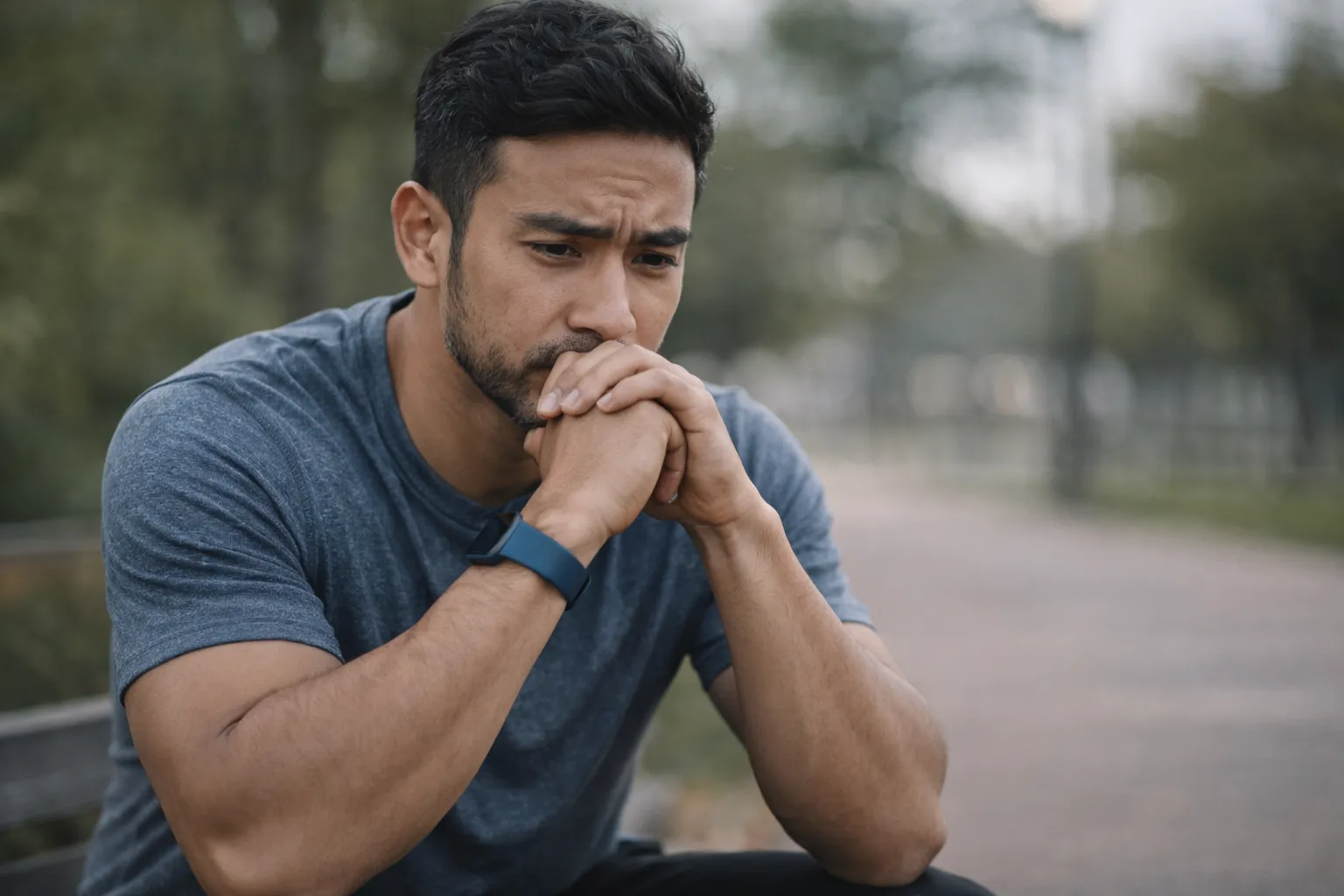 Man experiencing low energy and vitality issues - common signs of declining testosterone